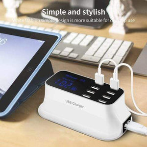 Smart 8-Port USB Fast Charger - RAPBLUE