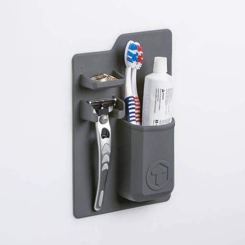 Toothbrush and Razor Sillicone Mirror Holder - RAPBLUE