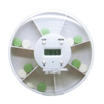 Digital Pill Box w/Reminder Alarm Clock - RAPBLUE