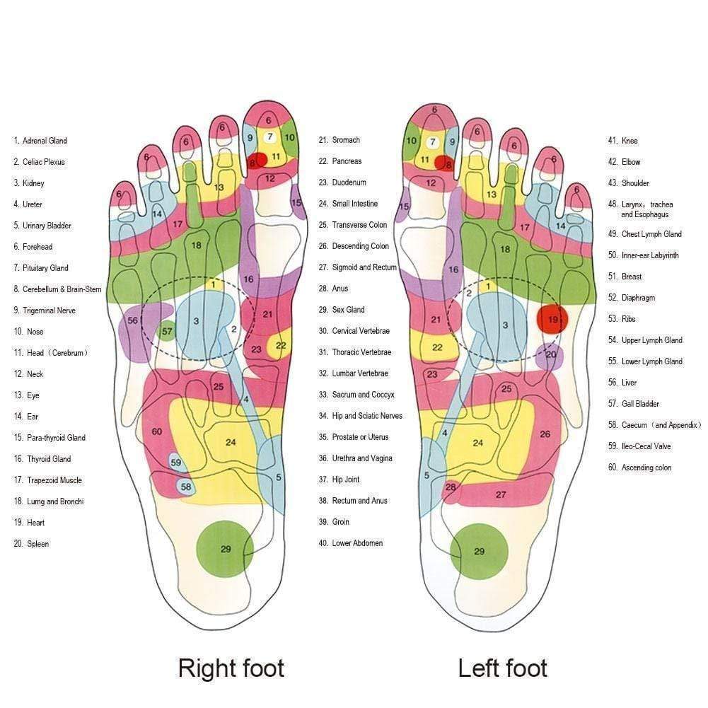 Reflexology Acupuncture Massage Slippers - RAPBLUE