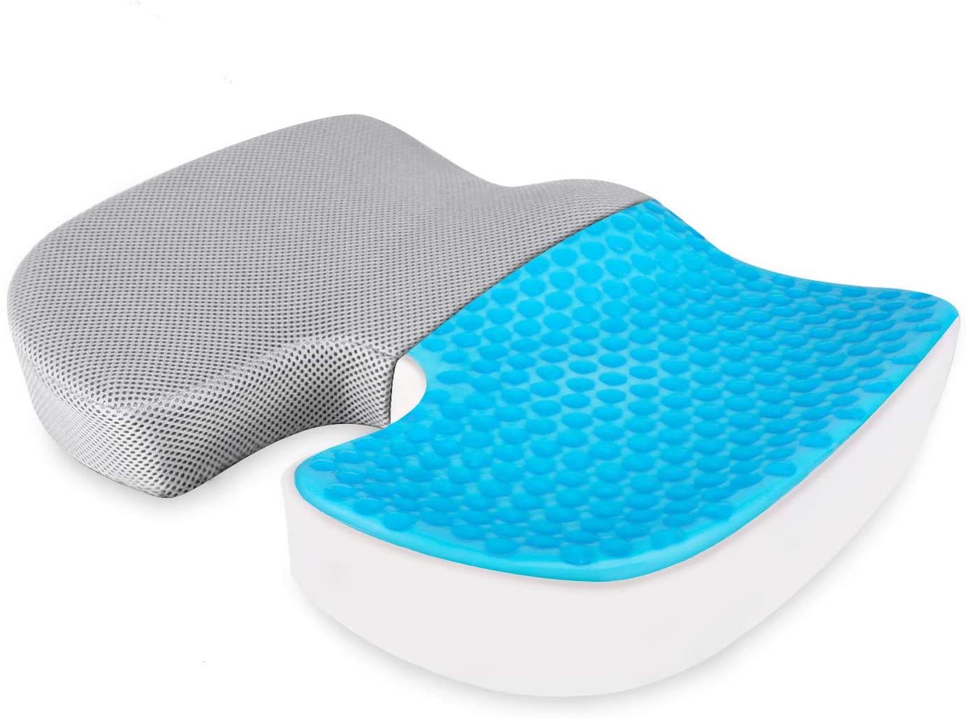 U-shaped memory cotton upholstery gel seat - RAPBLUE