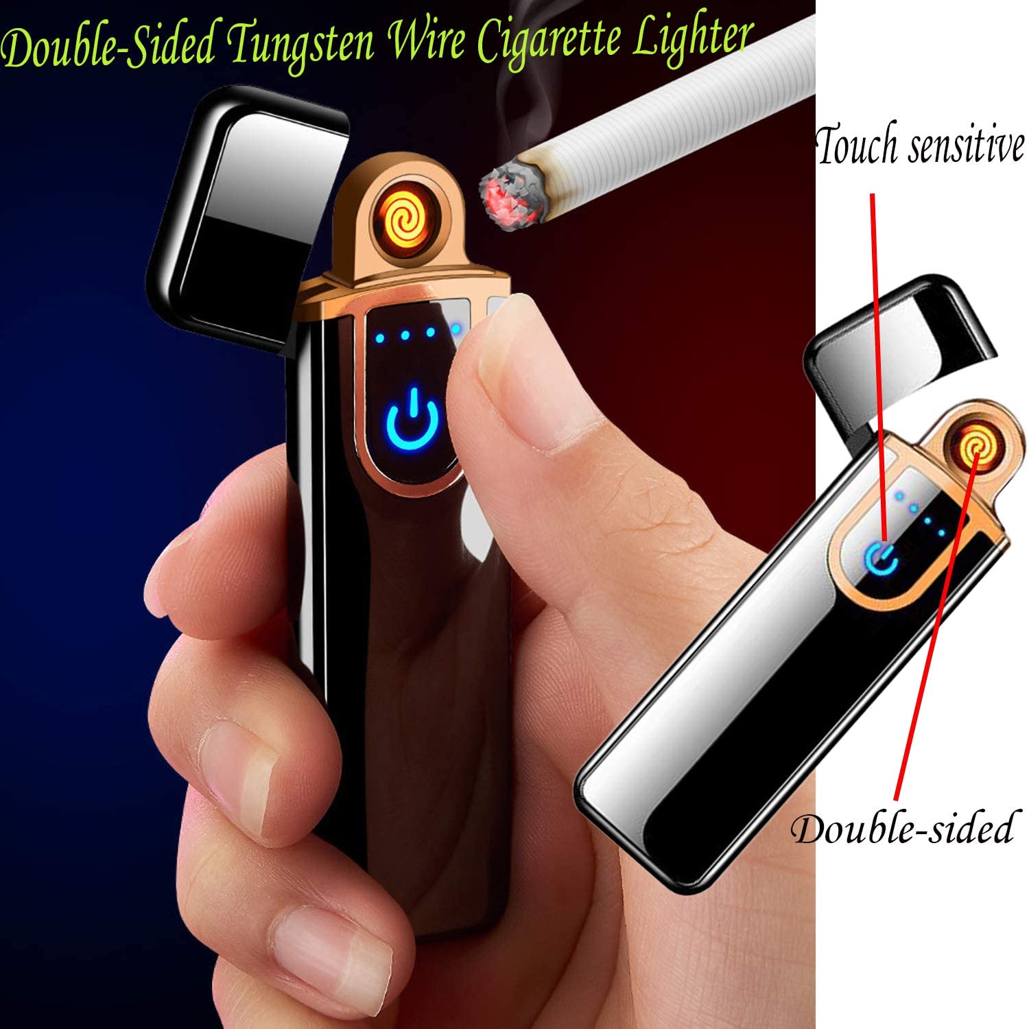 Chargeable Wind-Proof Laser Lighter - RAPBLUE