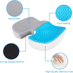 U-shaped memory cotton upholstery gel seat - RAPBLUE