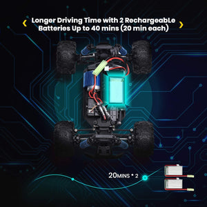 1:18 Professional Best High Speed Off-Road Remote Control RC Car - RAPBLUE