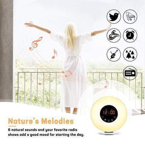 Wake Up Light Alarm Clock - RAPBLUE