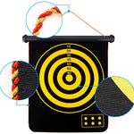 15 Inches Double Sided Magnetic Dart Board Set for Family Games - RAPBLUE