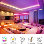 RGB 5050 50FT Color Changing LED light strip (Remote included) - RAPBLUE