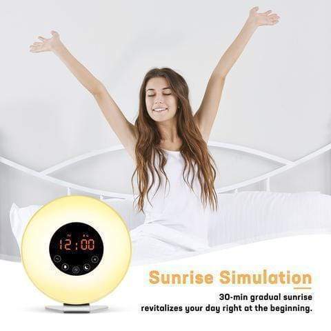 Wake Up Light Alarm Clock - RAPBLUE