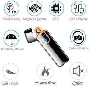 Chargeable Wind-Proof Laser Lighter - RAPBLUE