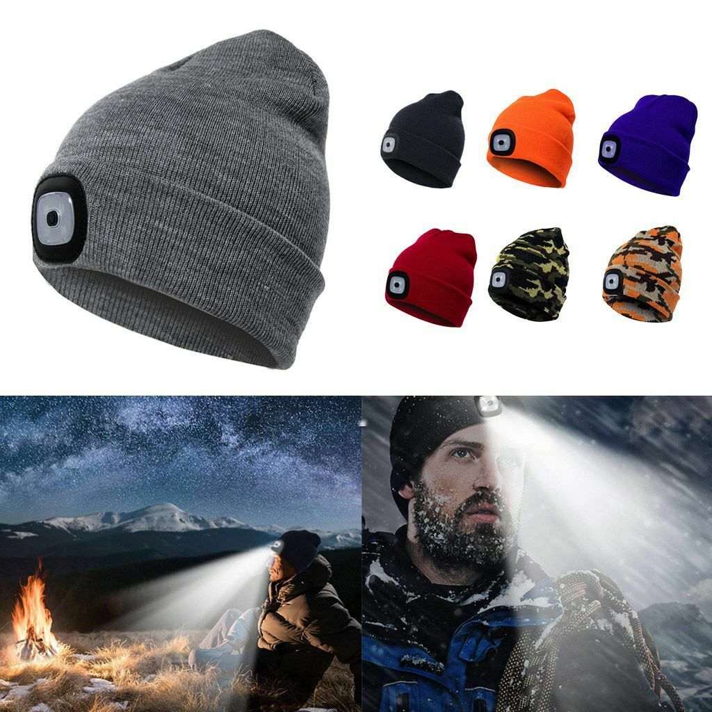 Winter Bright LED Headlamp Beanie - RAPBLUE