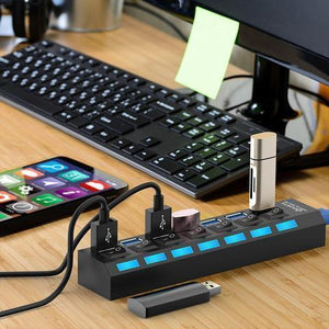 7 Ports USB 3.0 Hub - RAPBLUE