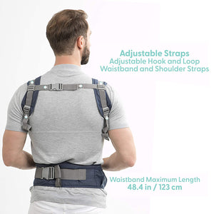 Soft Baby Carrier with Adjustable Shoulder Straps - RAPBLUE