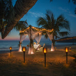 LED Solar Path Torch Light Dancing Flame - RAPBLUE