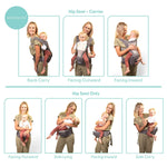 Soft Baby Carrier with Adjustable Shoulder Straps - RAPBLUE