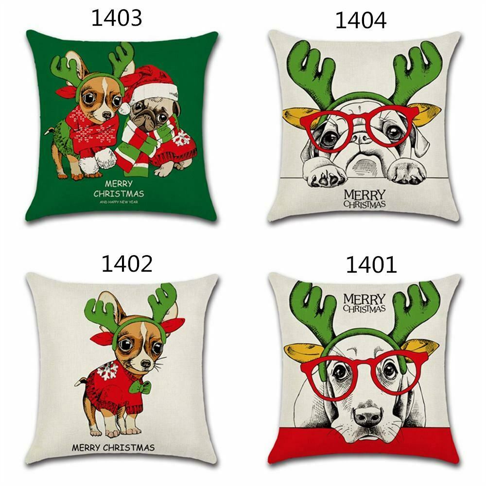 18" Festive Christmas Sofa Cushion Cover - RAPBLUE