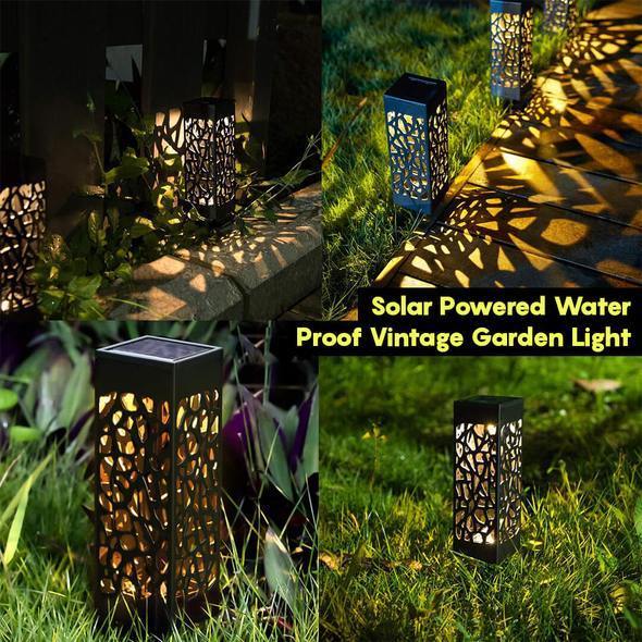 Solar Lights Outdoor Pathway Decorative Walkway Powered Led Waterproof Light - RAPBLUE