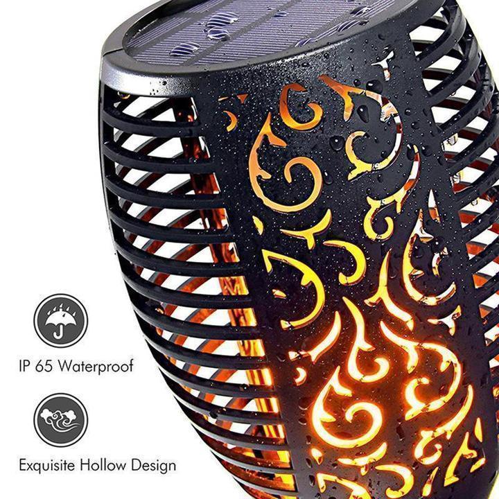 LED Solar Path Torch Light Dancing Flame - RAPBLUE