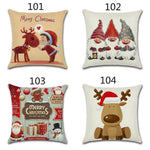 18" Festive Christmas Sofa Cushion Cover - RAPBLUE