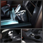 Portable Stainless Car LED Light Ashtray - RAPBLUE