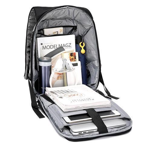 Anti-Theft Waterproof Laptop Backpack with External USB Charging Port - RAPBLUE