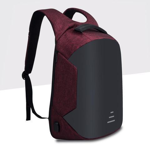 Anti-Theft Waterproof Laptop Backpack with External USB Charging Port - RAPBLUE
