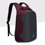 Anti-Theft Waterproof Laptop Backpack with External USB Charging Port - RAPBLUE