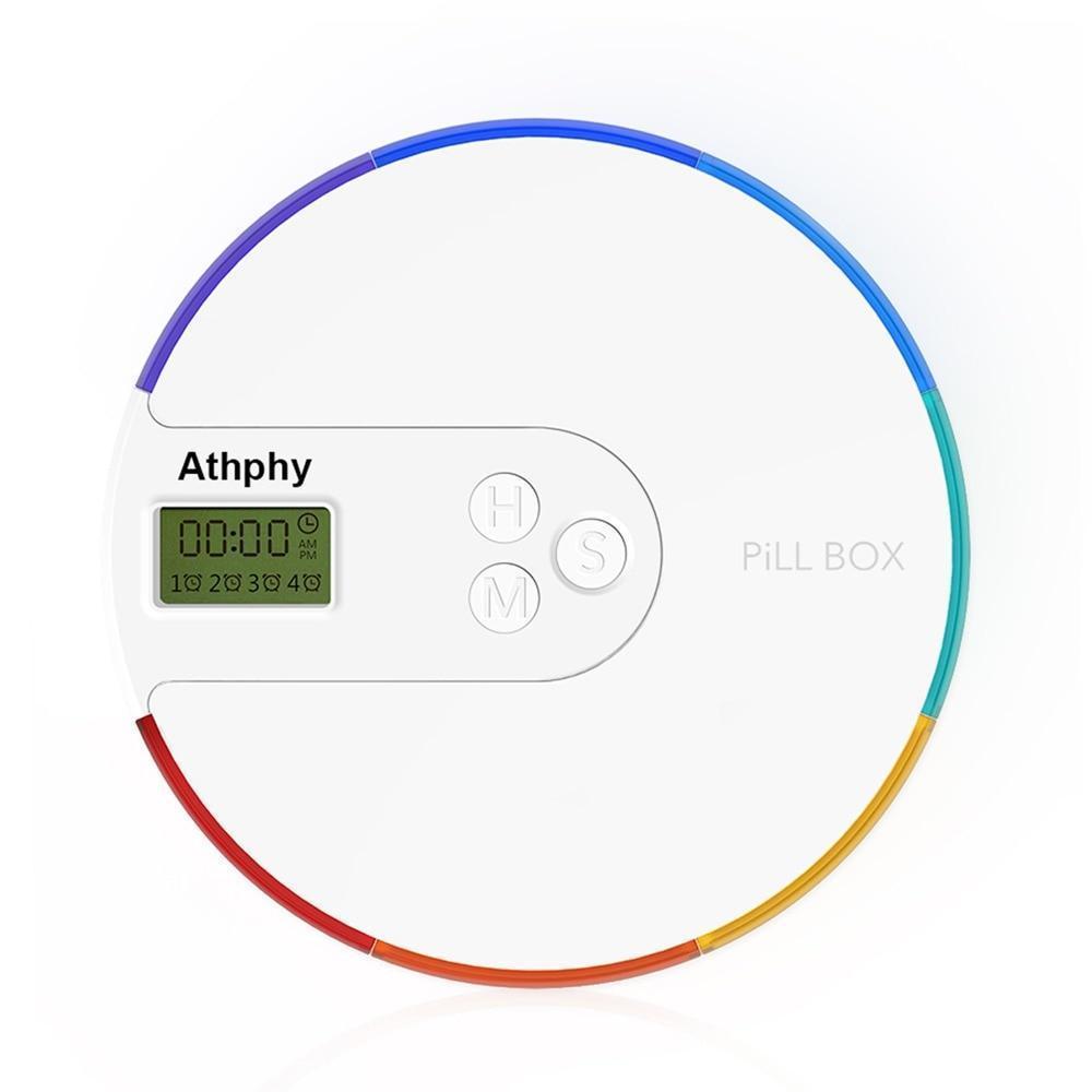 Electronic Timing Rainbow Pill Reminder - RAPBLUE