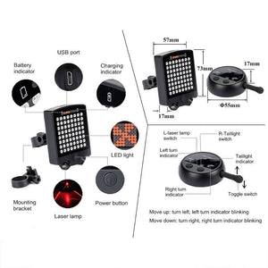 Bicycle Signal LED Indicator - RAPBLUE