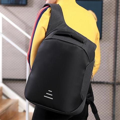 Anti-Theft Waterproof Laptop Backpack with External USB Charging Port - RAPBLUE