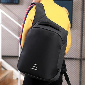 Anti-Theft Waterproof Laptop Backpack with External USB Charging Port - RAPBLUE