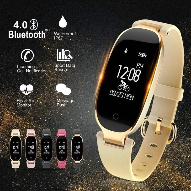 Bluetooth Waterproof S3 Fashion Women Smart Watch - RAPBLUE