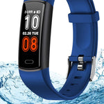 Fitness Tracker,Activity Tracker Watch with Heart Rate Blood Pressure Monitor,Waterproof Colourful Screen Pedometer Calorie Step Counter Sleep Monitor for Android and iPhone - RAPBLUE