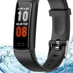Fitness Tracker,Activity Tracker Watch with Heart Rate Blood Pressure Monitor,Waterproof Colourful Screen Pedometer Calorie Step Counter Sleep Monitor for Android and iPhone - RAPBLUE