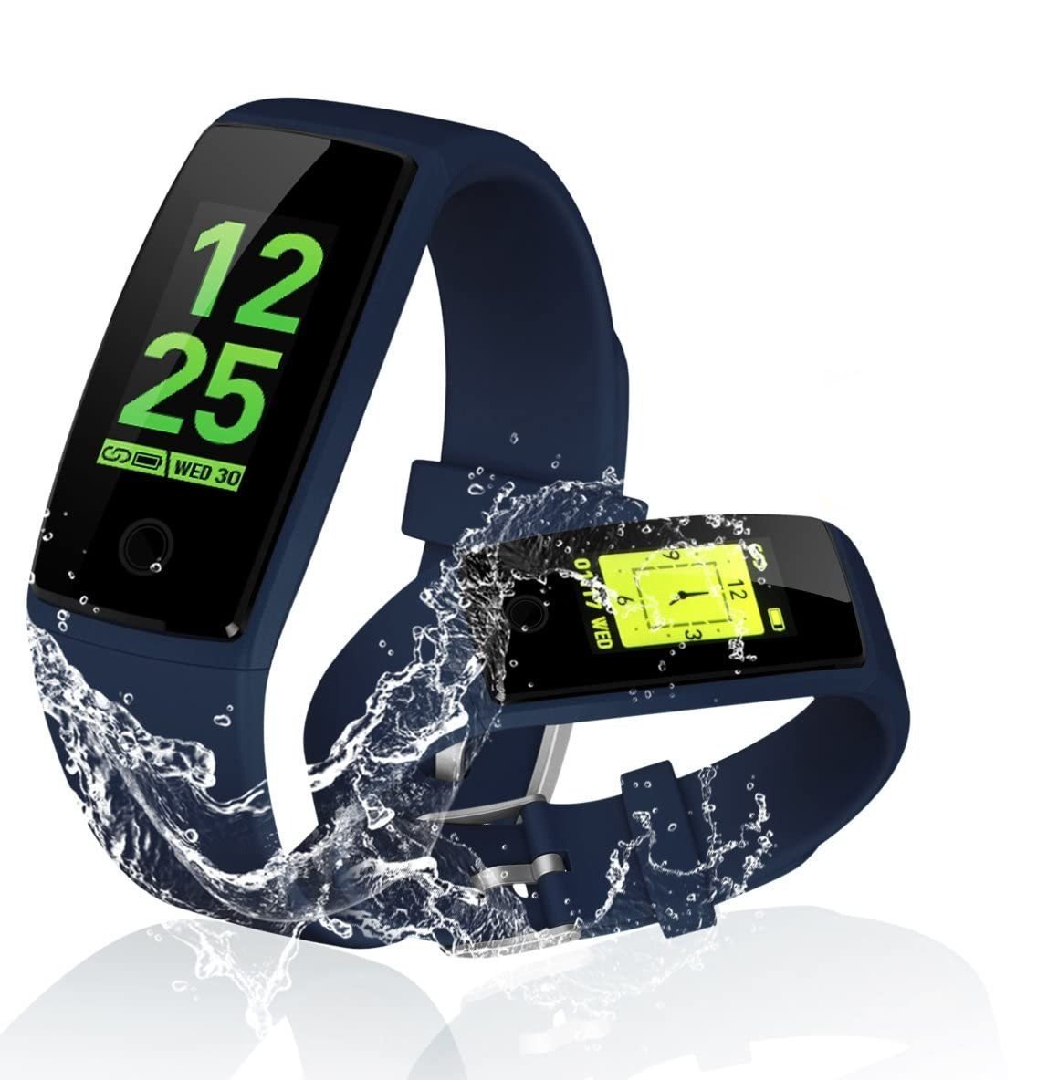 Fitness Tracker, V10 New Version Colourful Screen Smart Bracelet with Heart Rate Blood Pressure Monitor,Smart Watch Pedometer Activity Tracker Bluetooth for Android & iOS - RAPBLUE