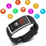 Fitness Tracker, Waterproof Colour Screen Smart Bracelet with Heart Rate Blood Pressure Monitor,Smart Watch Pedometer Activity Tracker Bluetooth for Android & iOS - RAPBLUE