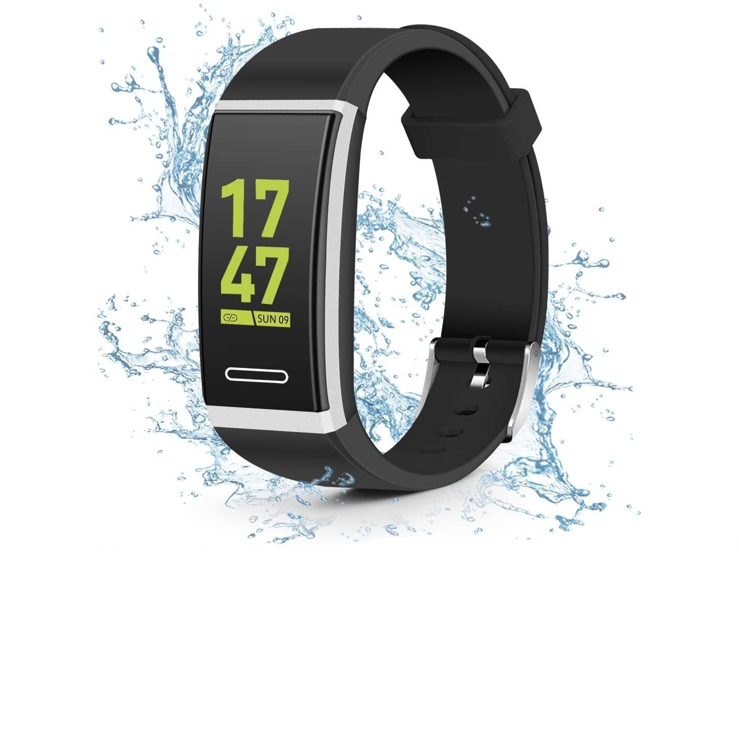 Fitness Tracker, Waterproof Colour Screen Smart Bracelet with Heart Rate Blood Pressure Monitor,Smart Watch Pedometer Activity Tracker Bluetooth for Android & iOS - RAPBLUE