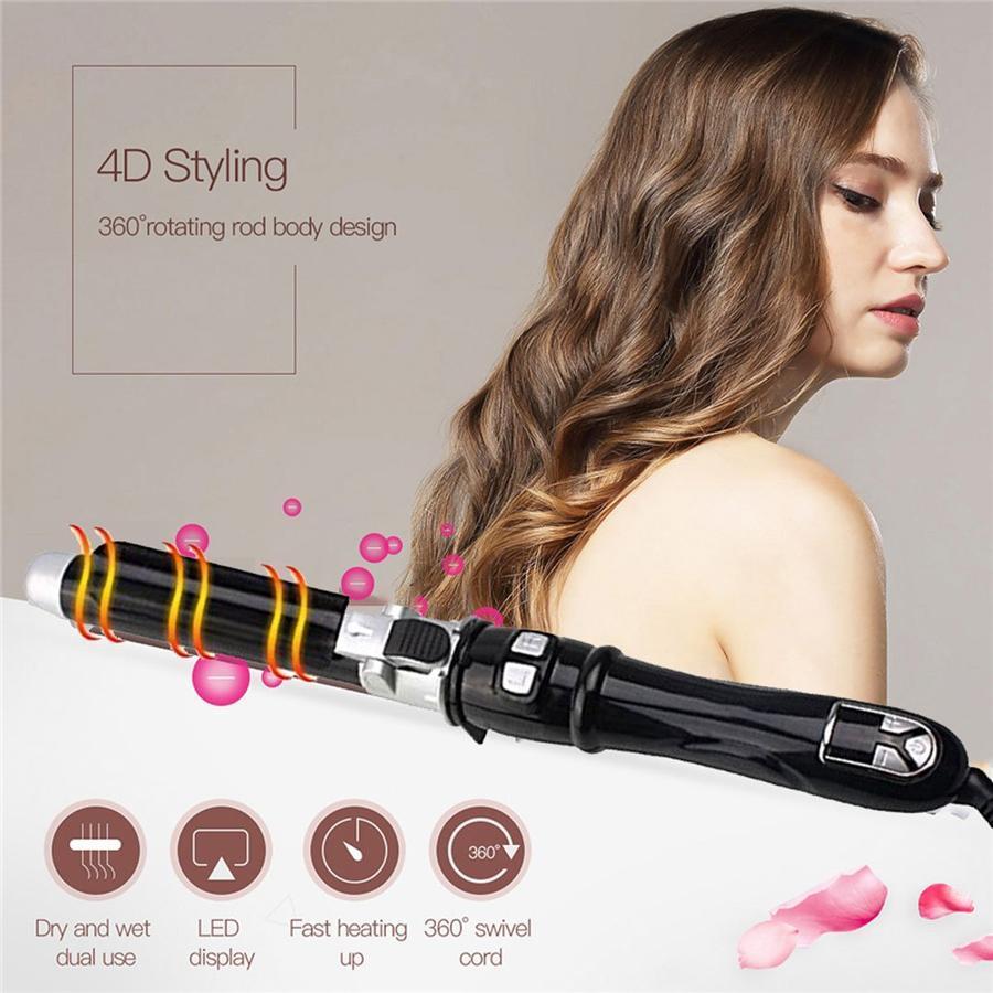 Professional Rotating Curling Iron - RAPBLUE