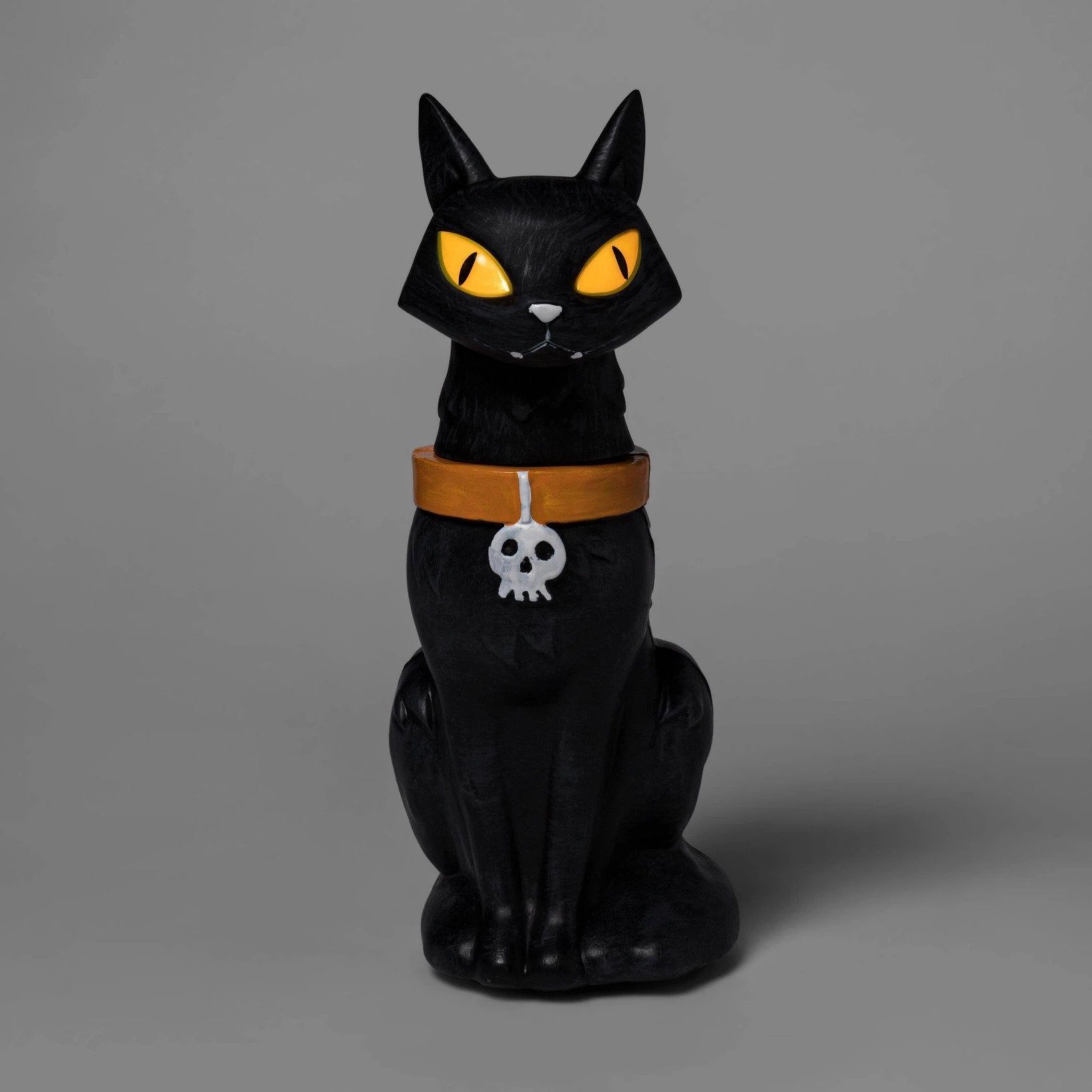 Mischievous Animated Black Cat Decorative Halloween Statue - RAPBLUE