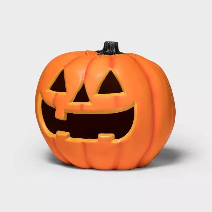 14" 3D Lantern Halloween Pumpkin With Built-in Projector - RAPBLUE