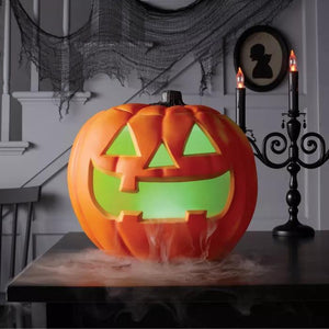 14" 3D Lantern Halloween Pumpkin With Built-in Projector - RAPBLUE