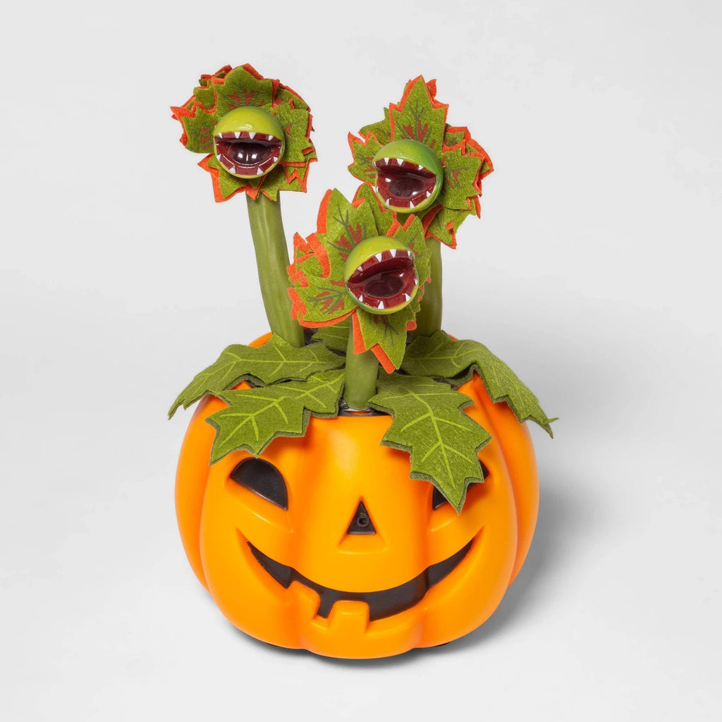 Halloween Decorative Pumpkin with Animated Dancing/Singing Vines - RAPBLUE