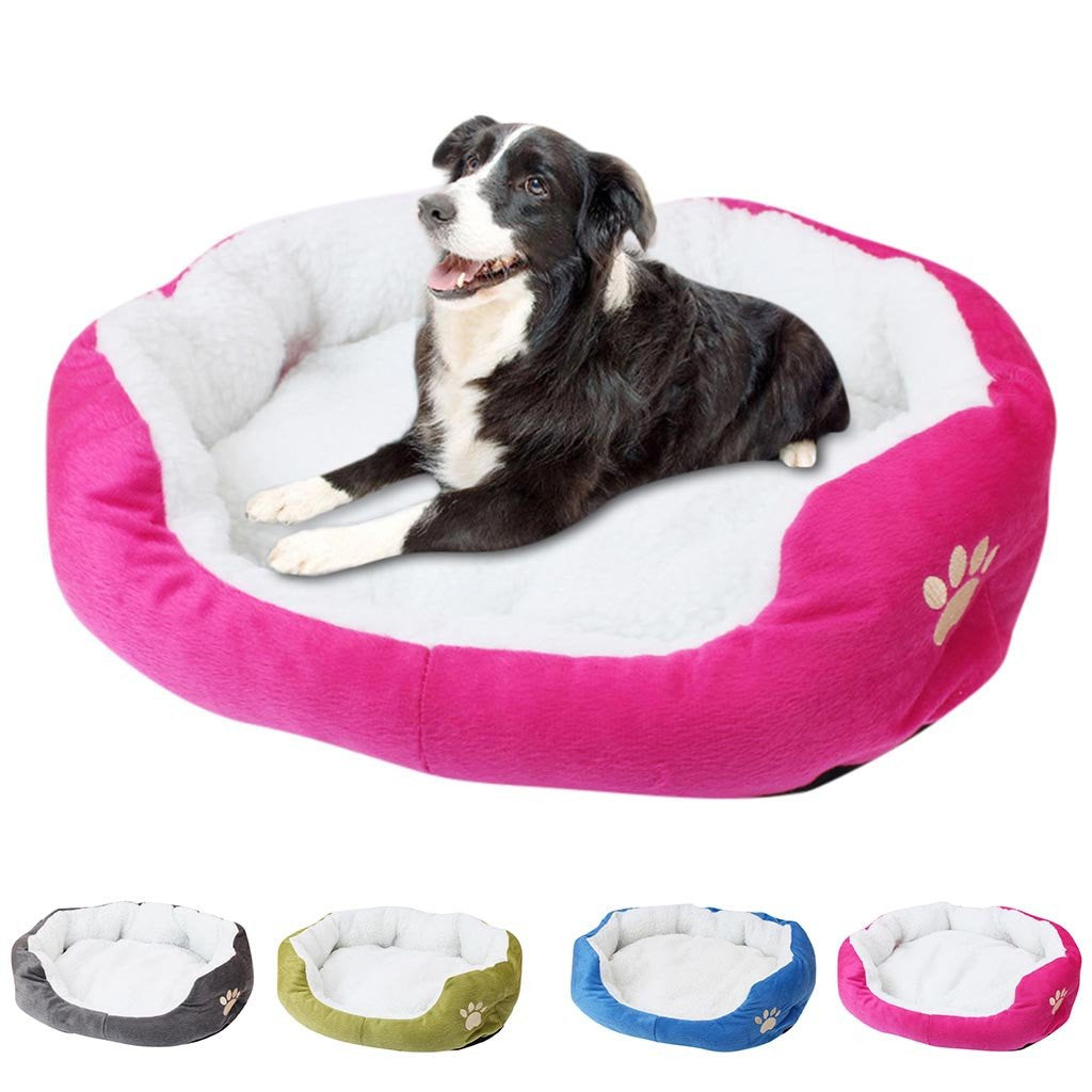 Deluxe Warm Soft Dog Bed - RAPBLUE