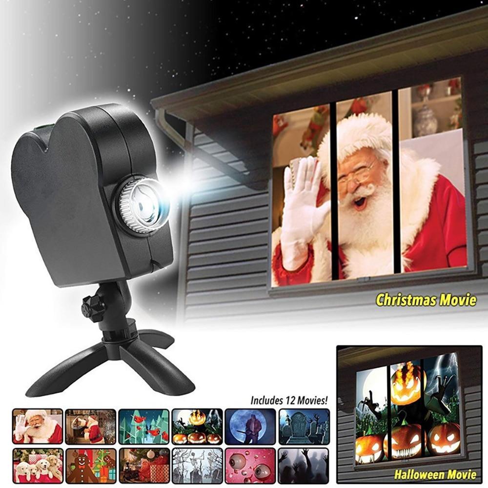 Halloween Christmas 12 Movies Laser Projector - RAPBLUE