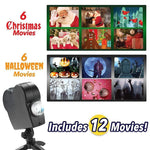 Halloween Christmas 12 Movies Laser Projector - RAPBLUE