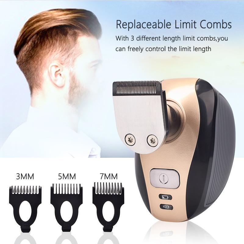 SuperShaver Men’s 5-in-1 Electric Shaver & Grooming Kit - Rechargeable 5 Razor Bald Head Shaving Machine Beard Trimmer - RAPBLUE