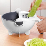 Magic Multifunctional Vegetable Cutter With Drain Basket - RAPBLUE