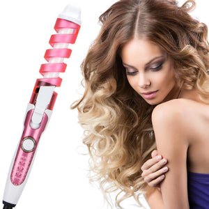 Magic Spiral Curling Iron Professional Hair Curler Self Curling Iron for Long Hair - RAPBLUE