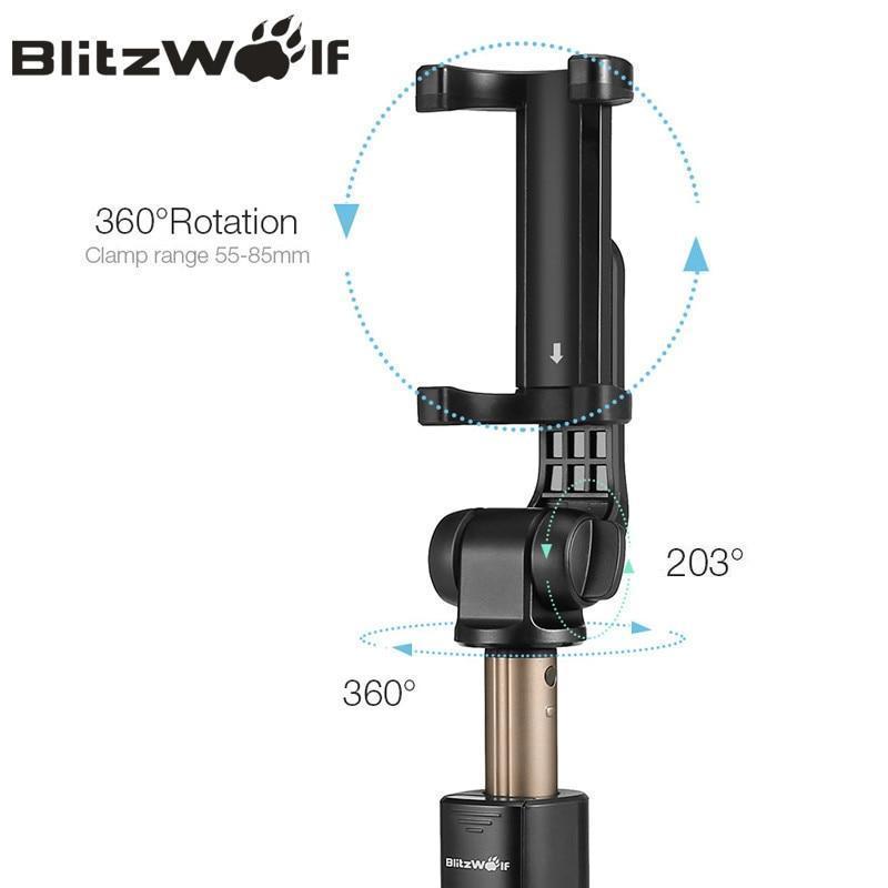 3 in 1 Wireless Bluetooth Selfie Stick Mini Tripod Extendable Monopod Universal For iPhone For Samsung Huawei - RAPBLUE