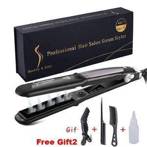 PROFESSIONAL SALON STEAM HAIR STRAIGHTENER - RAPBLUE