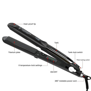 PROFESSIONAL SALON STEAM HAIR STRAIGHTENER - RAPBLUE